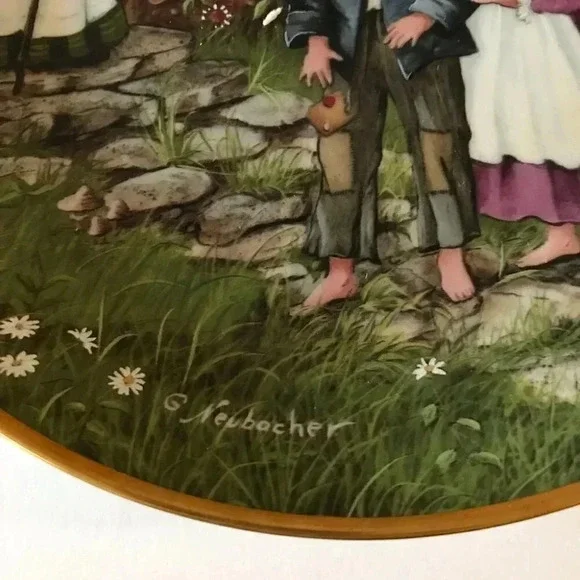 Kaiser HANSEL AND GRETEL Collectors Plate Classic Fairy Tales by Gerda Neubacher - Picture 2 of 9
